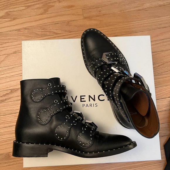 LIKE NEW Authentic Givenchy Studded Boots - Picture 5 of 15